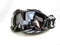 RAVS SKIBRILLE SNOWBOARDBRILLE SILVER FLASH LENS - HELMKOMPATIBEL- double Lens - goggle