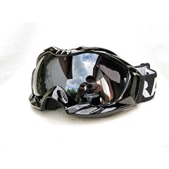 RAVS SKIBRILLE SNOWBOARDBRILLE SILVER FLASH LENS - HELMKOMPATIBEL- double Lens - goggle