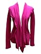 YogaColors Womens Cotton Slub Emoticon Cardigan Wrap Sweater