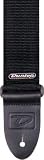 Dunlop D3809 Solid Black Guitar Strap