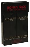 Coty Stetson Black By Coty For Men. Cologne Spray Pack Of 2 X 1.5-Ounces