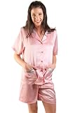 Women's Short Satin Pajamas Set