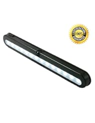 Lighting: <NEW RELEASE!> BLISS - T01B Super Bright Under Cabinet Lighting 14 LED - Motion Activated Automatic Light Up, Battery Operated, Black - JEBSENS