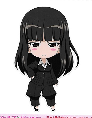 ガールズ&パンツァー　防水仕様　給油口 ステッカー 【西住しほ】(数量限定)