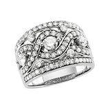 14K Platinum Diamond Ring - 1.33 Ct.TW