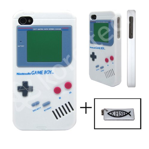 nintendo-game-boy-gameboy-silicone-case-white-for-iphone-4-4g--xfish-lcd-cleaner-keychain