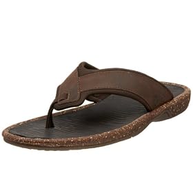 Bass Mens Claremont Thong,Mahogany,11 D US by Bass