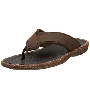 Bass Mens Claremont Thong,Mahogany,10 D US by Bass