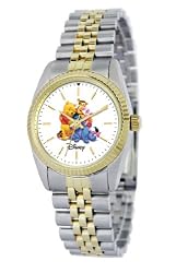 Disney Women's D135S776 Winnie The Pooh and Friends Two-Tone Bracelet Watch