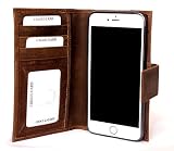 Phoenix Craft Genuine Italy Oil Leather Case for Iphone 6s Plus + Book Wallet Handmade Business Handmade S 6 plus