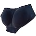 Aokdis Lady Padded Seamless Butt Hip Enhancer Shaper Panties Underwear (2P, black)