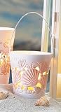 Sea Shell Hanging Votive Candle Holders (set of 2)