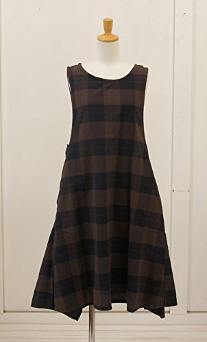 (サンバレー) SUNVALLEYスラブ起毛別布アレンジノースリーブワンピース