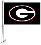 Georgia Bulldogs UGA NCAA Car Flag With Wall Brackett