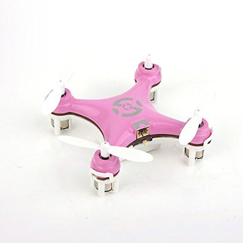 High quality RC toys CX-10 2.4G Remote Control Toys 4CH 6Axis CX 10 RC Quadcopter rc cx 10 helicopters flashing light (Pink)