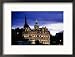 The Bank of Scotland Illuminated at Night, Edinburgh, United Kingdom, Scotland Collections Framed Photographic Poster Print by Jonathan Smith, 21x17