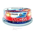 Philips DW4S4B25F - 25 x DVD+RW - 4.7 GB ( 120min ) 1x - 4x - spindle - storage media