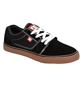 DC Men's Tonik Lace-Up Sneaker,Black/White/Gum,11.5 M US