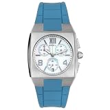 Breil Women's BW0085 Chronograph Blue Rubber Watch