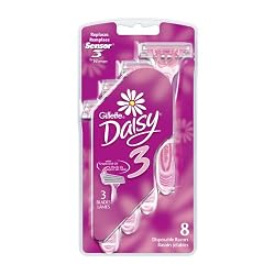 Gillette Daisy 3 , 8-Disposable Razors Package (Pack of 2)