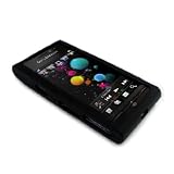 Black Silicone Case & Screen Protector for Sony Ericsson Satio