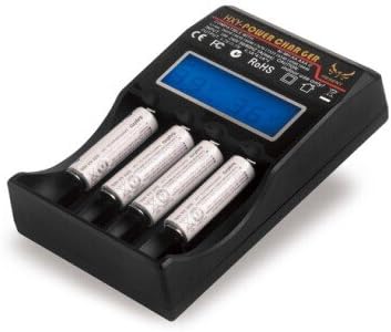 SZHunter Heseny(HXY) V4 4-Bay Digital LCD Charger for Rechargeable Ni-MH and Li-Ion Batteries