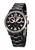 Golana - AE220-2 - Montre Homme - Quartz - Chronographe - Bracelet Acier Inoxydable Noir