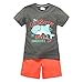 Coralup Little Boys Cotton Short Sleeve Set 2Pcs T-Shirt&Pants,18M-6T