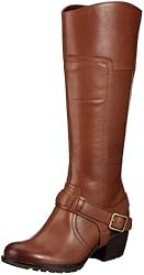 Clarks Majestic Style 203522754, Damen Klassische Stiefel, Braun (Dark Tan Lea), EU 39