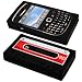 Cbus Wireless brand Black/Red Silicone Cassette Tape Case / Skin / Cover for Blackberry Curve 3G 9300 / 9330 / 8530 / 8520