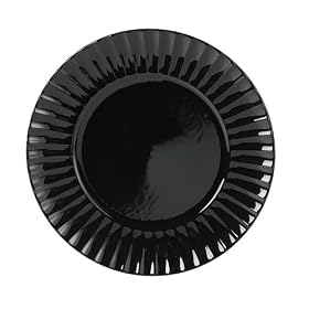 Sasaki Dynasty Black Dinner Plate