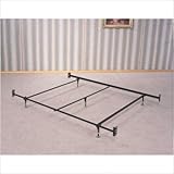 Coaster Bed Frame, Rail for Headboard and Footboard with 5-Legs and Glides, Queen