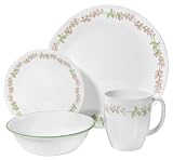 Corelle Livingware 16-Piece Dinnerware Set, Service for 4, Meadow