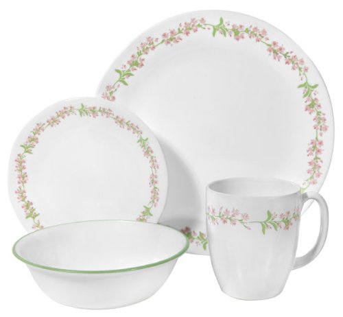 Corelle Livingware 16-Piece Dinnerware Set, Service for 4, Meadow