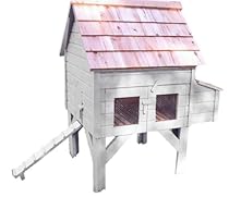 Hot Sale White Chicken Coop GCCAH002 Alexandria Chicken House