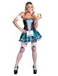 German Beer Girl Theatre Costumes Oktoberfest Costume Sexy Corset Mini Dress