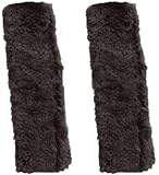 Sheepskin Seat Belt Shoulder Pads, Grey Color (Pair)