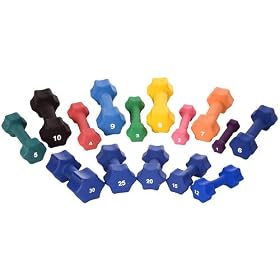 Neoprene Dumbbell - 1 to 30 lbs - Sold Individually by 