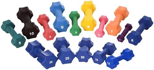 Neoprene Dumbbell - 1 to 30 lbs - Sold Individually