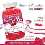 Vitafusion Energy B12 Gummy Vitamins for Energy Boosting, Very Raspberry, 300ea