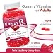 vitafusion Energy B12 Adult Gummy Vitamin, Very Raspberry - 300 Gummies each (Pack of 2)