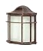 Trans Globe Lighting PL-4484 RT Rust Outdoor Wall Pocket Light