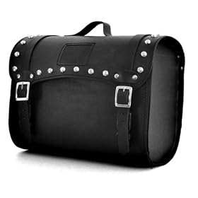 Sissy Bar Bags - Sissybar Bags Leather Motorcycle Duffle Bag SB2010