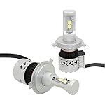 Autofeel 車用LEDヘッドライトバルブ H4 Hi/Lo切り替え L/6000LM H/6000LM H/36W L/36W IP65 6500K 30000時間寿命　DC12-24V車用 車検対応 取り付け簡単 超高輝度 車用 耐久性抜群　防水 一年保証 2本セット (H4)