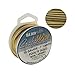 Fools Gold 18 Gauge Round Wire by Beadsmith 7 yards Permanently Colored Non-Tarnish Wire