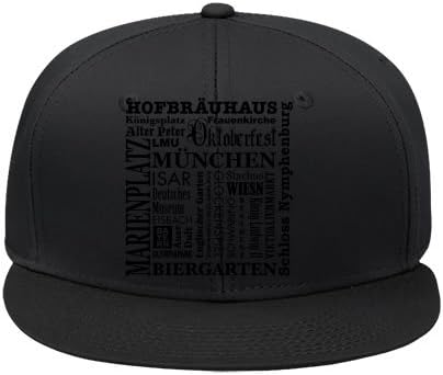 New Fashion 01 Bayern Bavaria Muenchen Munich Germany Hip Hop Cap Snapback Hat Black Male/female Cotton