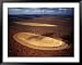 Aerial of Salt Pans Near Denham, Monkey Mia National Park, Western Australia, Australia Places Framed Art Poster Print by Richard I'Anson, 49x39