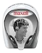 Maxell HP-200F Lightweight Stereo Headphones, Silver