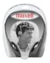 Maxell HP-200F Lightweight Stereo Headphones, Silver