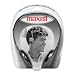 Maxell HP-200F Lightweight Stereo Headphones, Silver